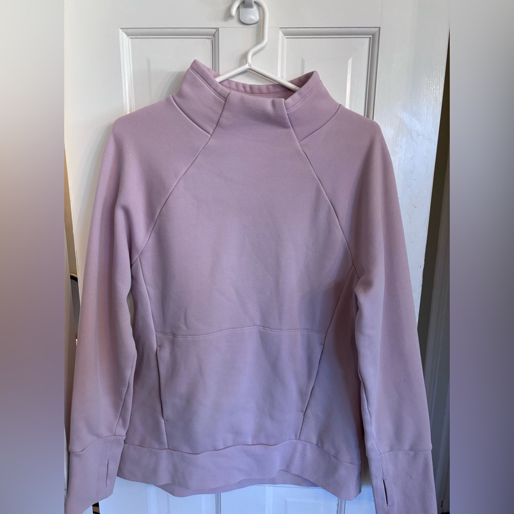 Fabletics Pullover Sweatshirt Mock Neck Athleisure SZ L